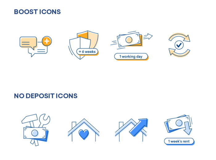 flatfair's benefit Icons